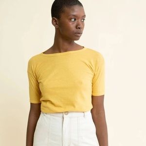 Jungmaven boxy tee terracotta small
